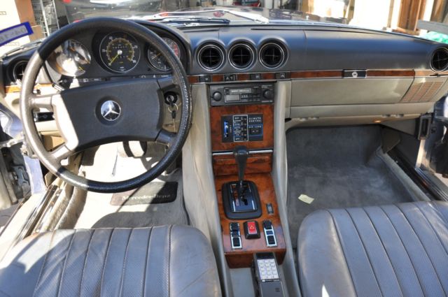 1981 Lapis Blue Mercedes-Benz SL-Class Coupe