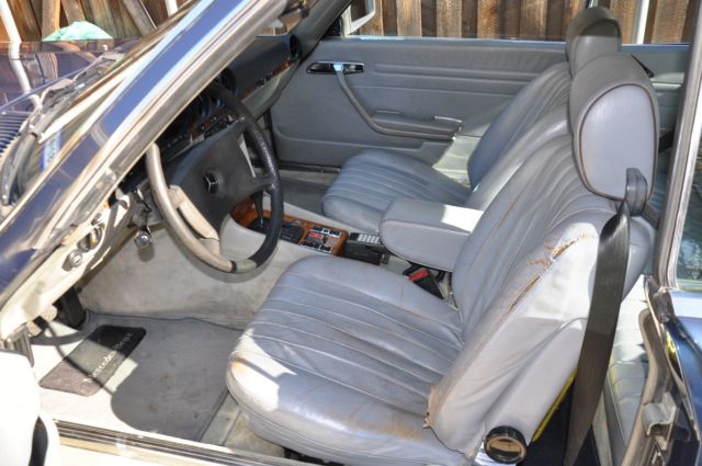 1981 Lapis Blue Mercedes-Benz SL-Class Coupe