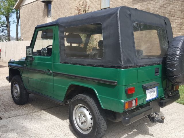 1981 Green Mercedes-Benz G-Class Convertible