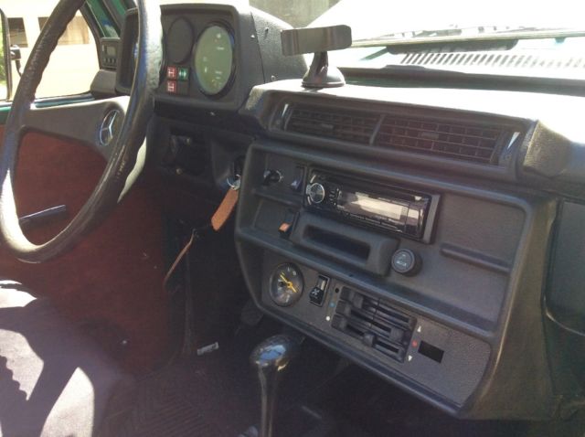 1981 Green Mercedes-Benz G-Class Convertible