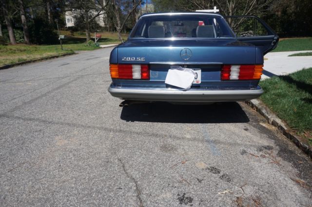 1981 Blue Mercedes-Benz S-Class Sedan