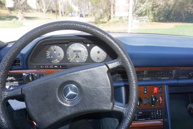 1981 Blue Mercedes-Benz S-Class Sedan