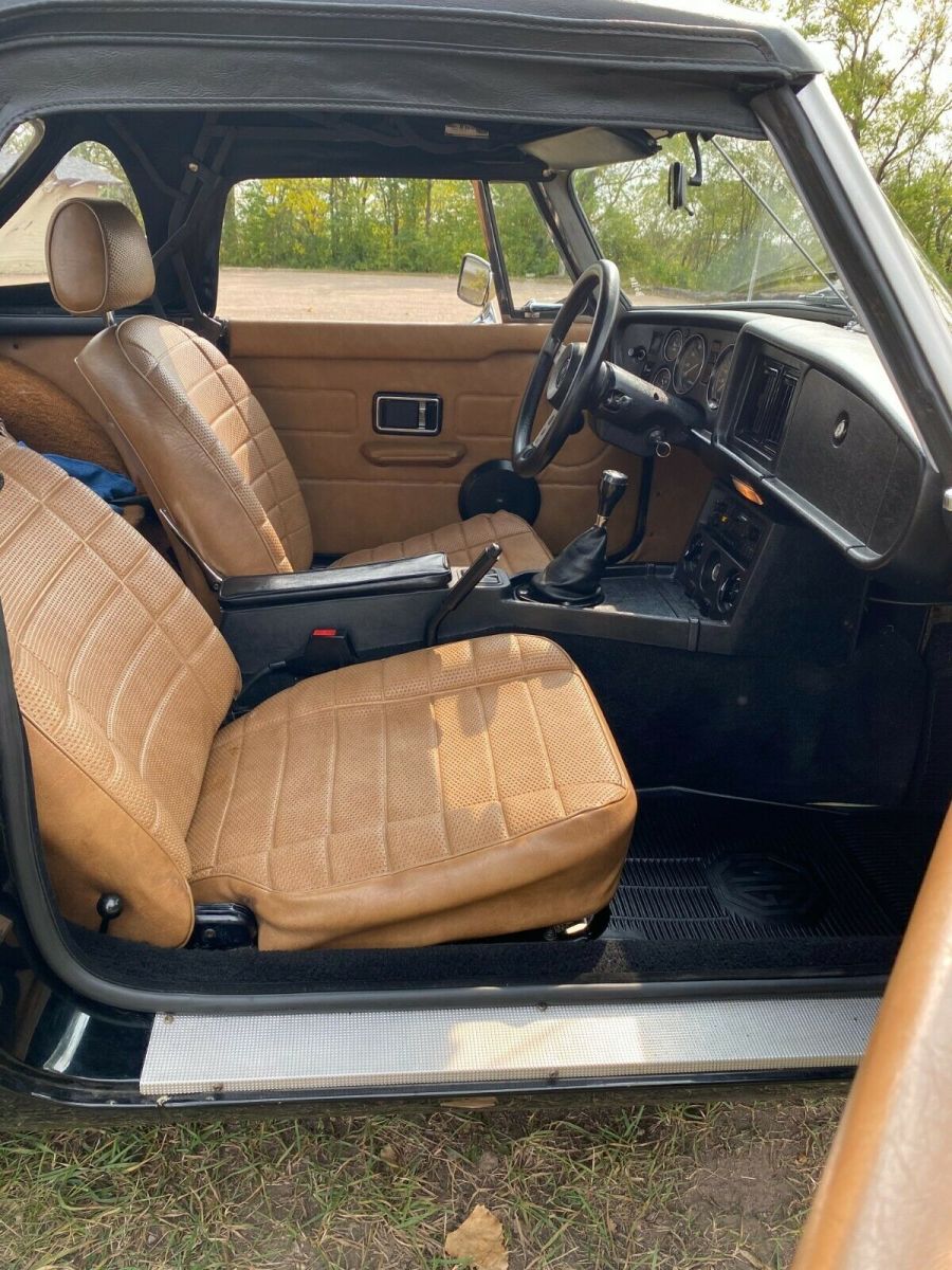 1980 Black MG MGB Convertible