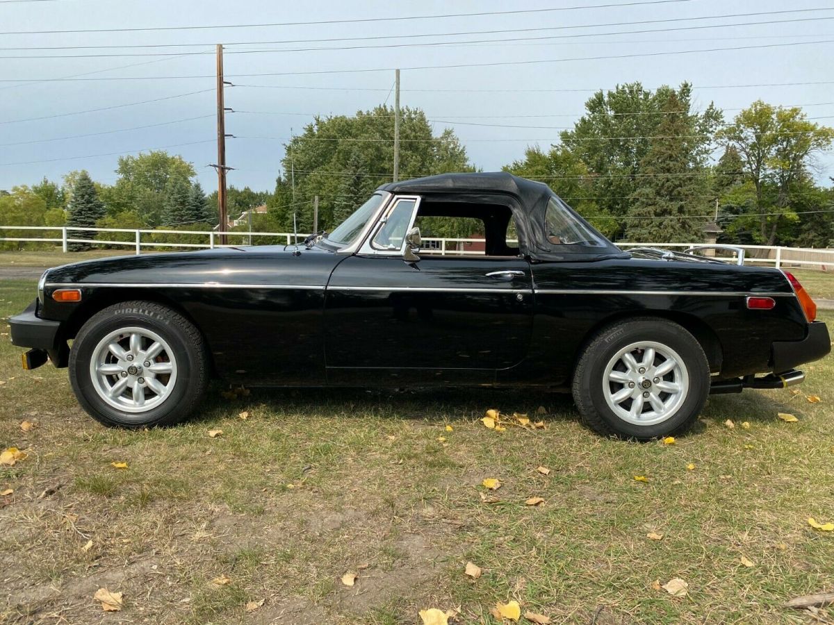 1980 Black MG MGB Convertible