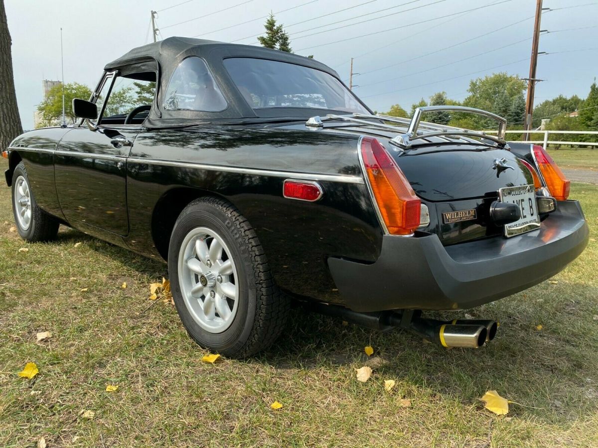 1980 Black MG MGB Convertible