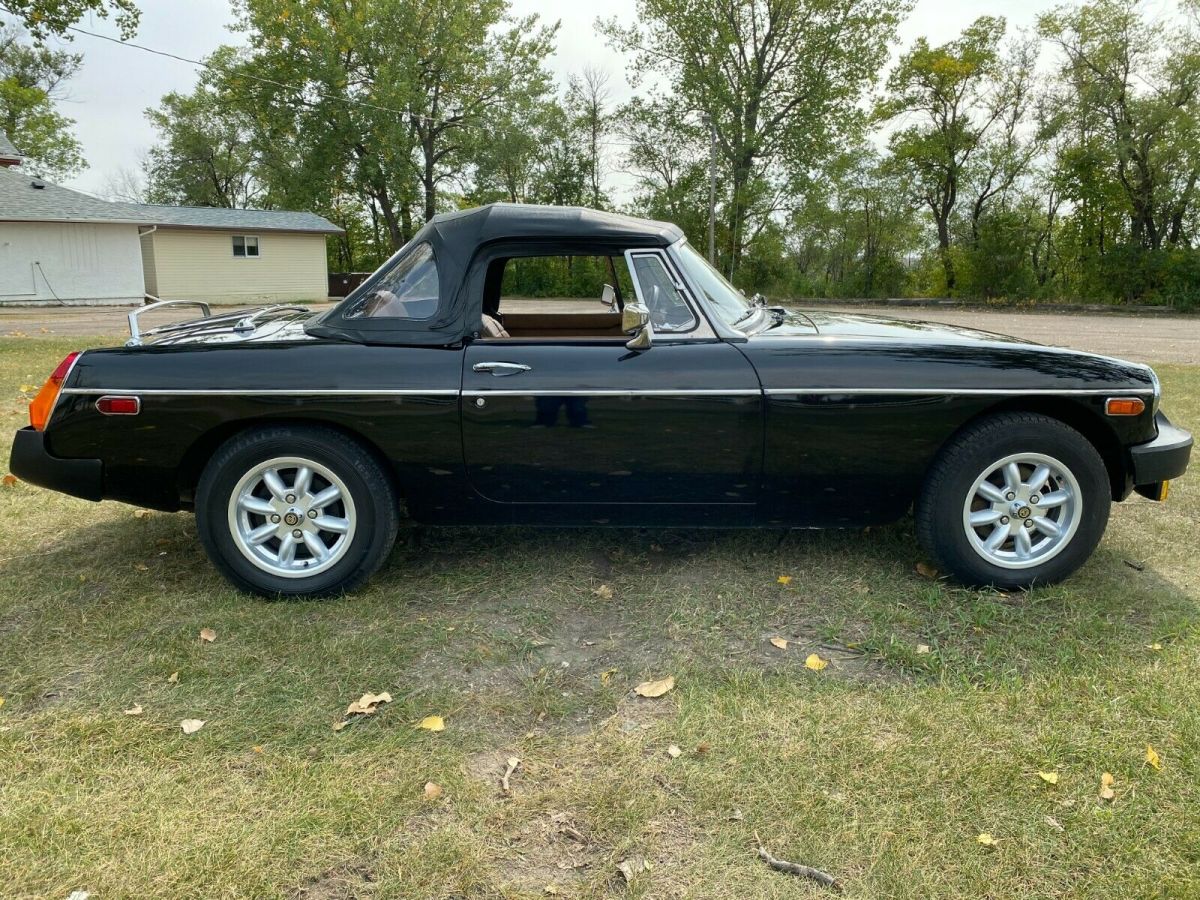 1980 Black MG MGB Convertible