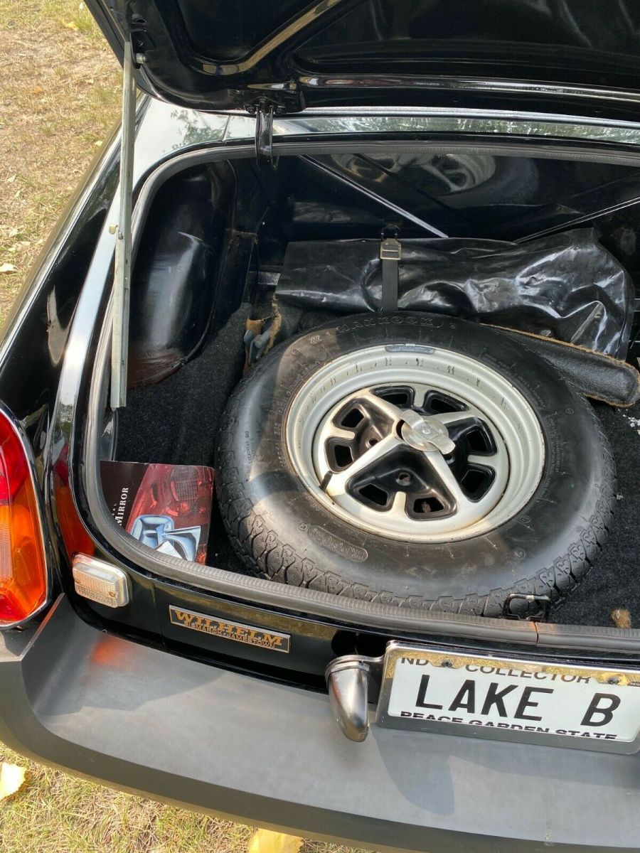 1980 Black MG MGB Convertible