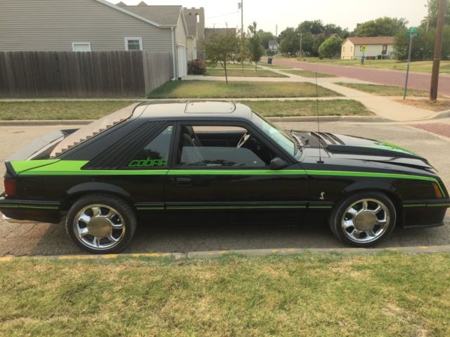 1981 Black Ford Mustang Hatchback