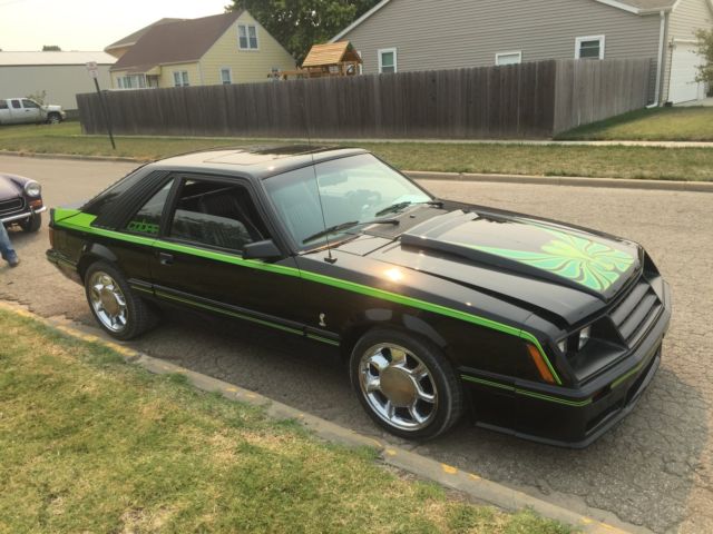 1981 Black Ford Mustang Hatchback