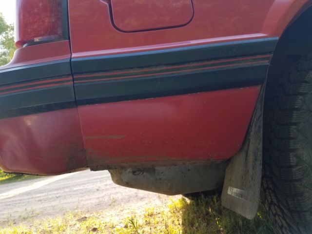 1981 Red Ford Mustang Coupe