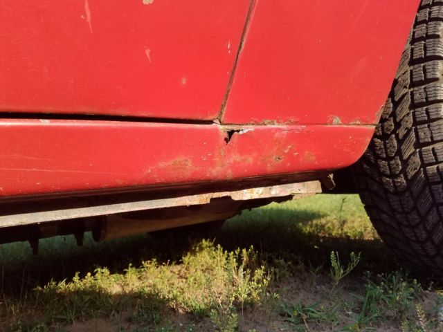 1981 Red Ford Mustang Coupe
