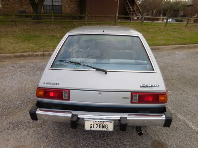 1981 Blue/Silver Dodge Colt 2 Door Hatchback