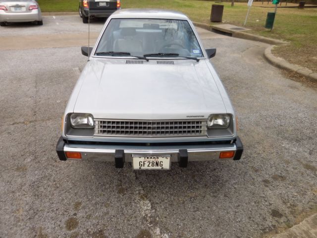 1981 Blue/Silver Dodge Colt 2 Door Hatchback
