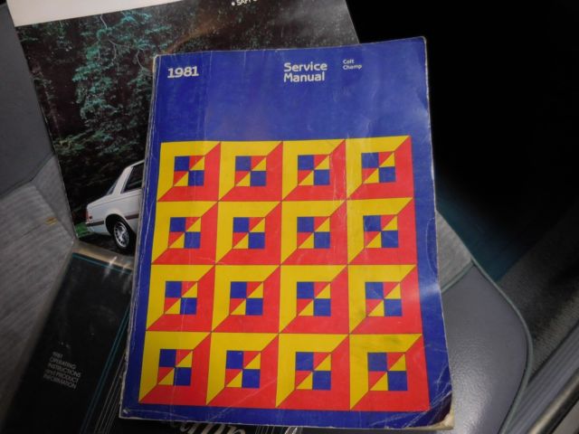 1981 Blue/Silver Dodge Colt 2 Door Hatchback