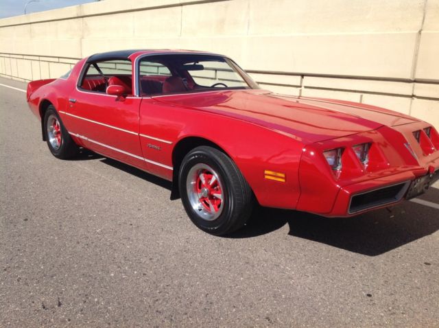 1981 Red Pontiac Firebird Coupe