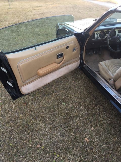 1981 Black Pontiac Trans Am Coupe