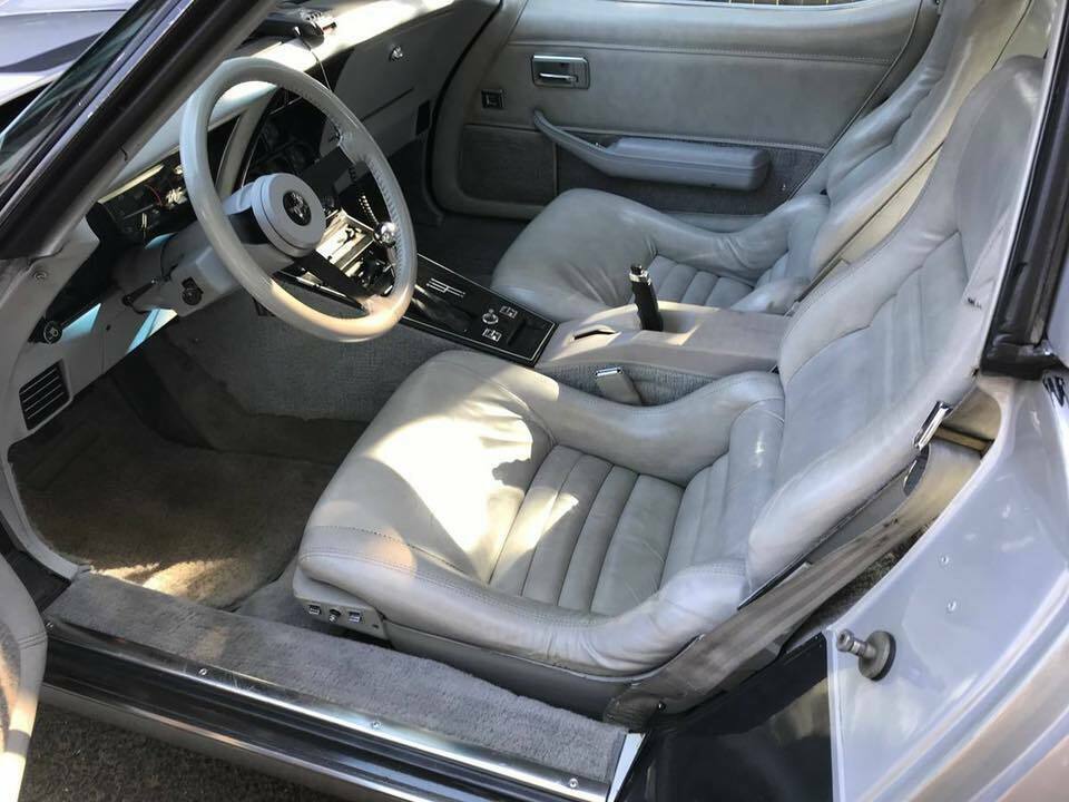 1981 Silver Chevrolet Corvette Coupe