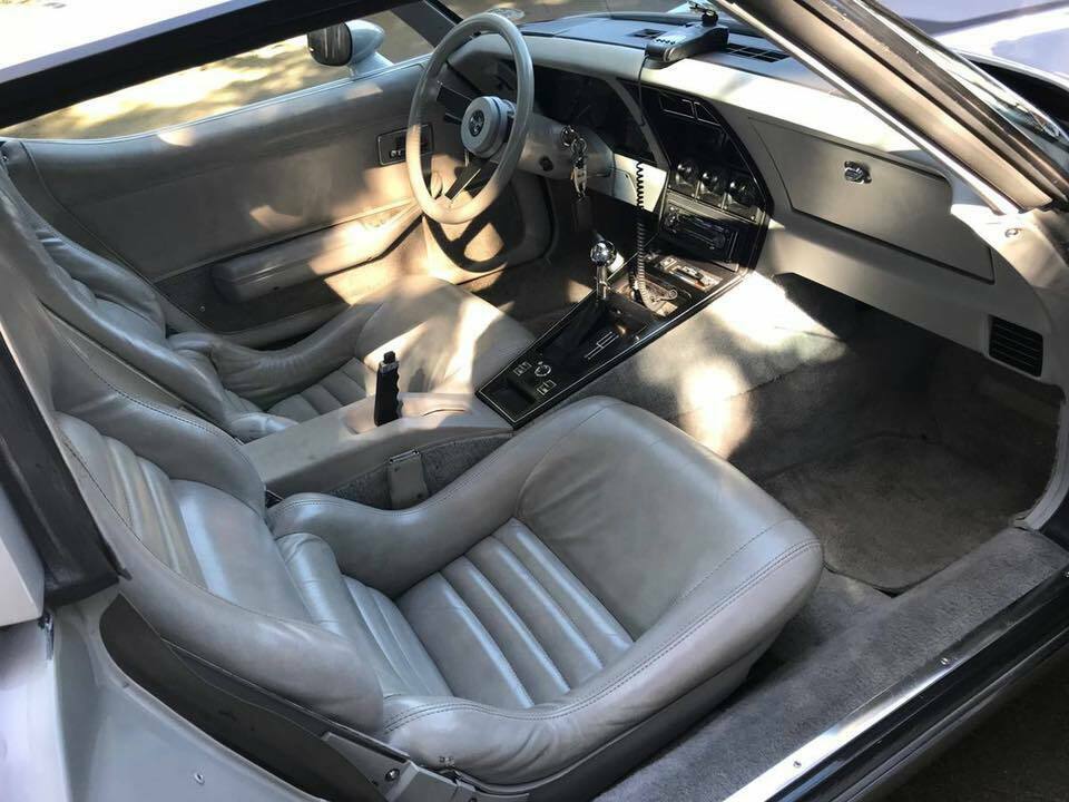 1981 Silver Chevrolet Corvette Coupe