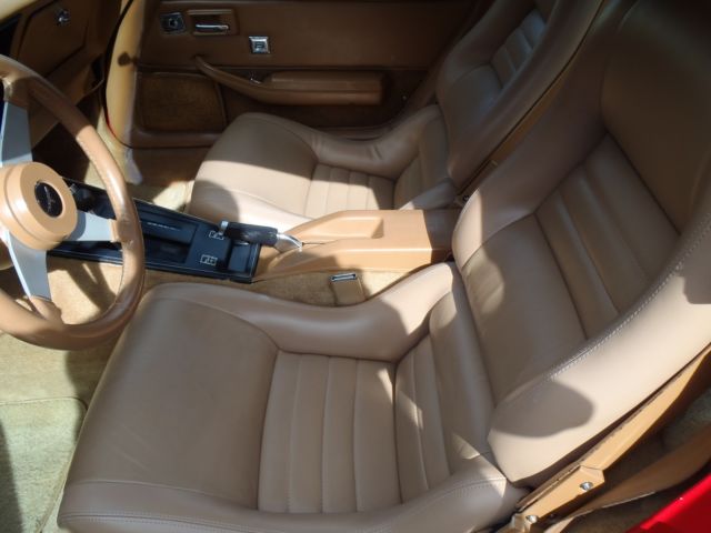 1981 Red Chevrolet Corvette T- Top Coupe