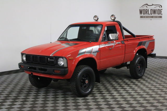1981 Red Toyota PICKUP