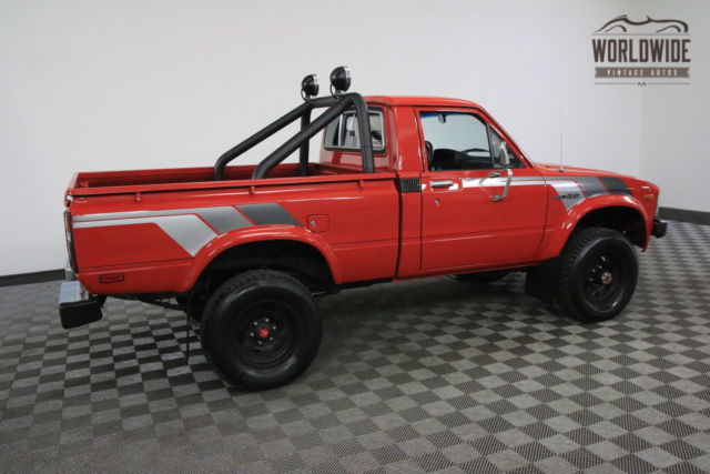 1981 Red Toyota PICKUP