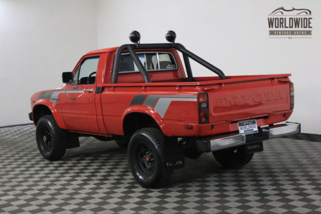 1981 Red Toyota PICKUP