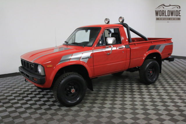1981 Red Toyota PICKUP
