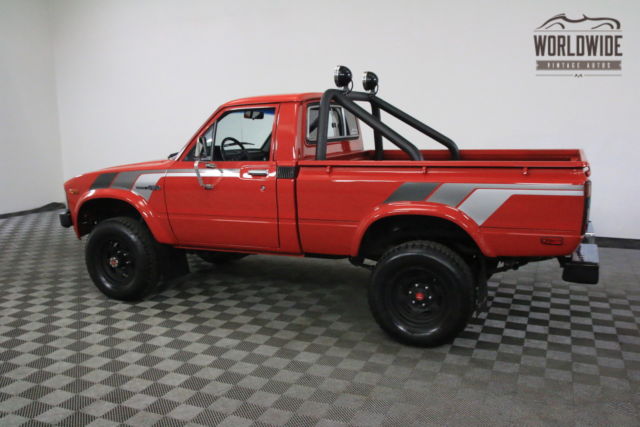 1981 Red Toyota PICKUP