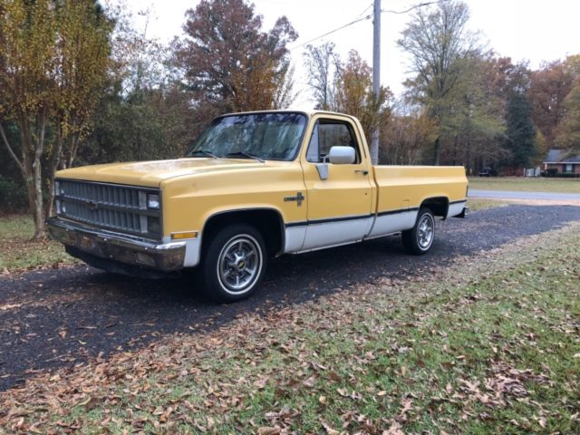1981 Yellow Chevrolet C-10 Cab & Chassis