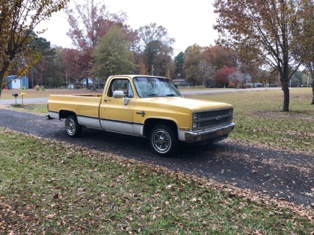 1981 Yellow Chevrolet C-10 Cab & Chassis
