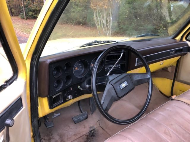 1981 Yellow Chevrolet C-10 Cab & Chassis