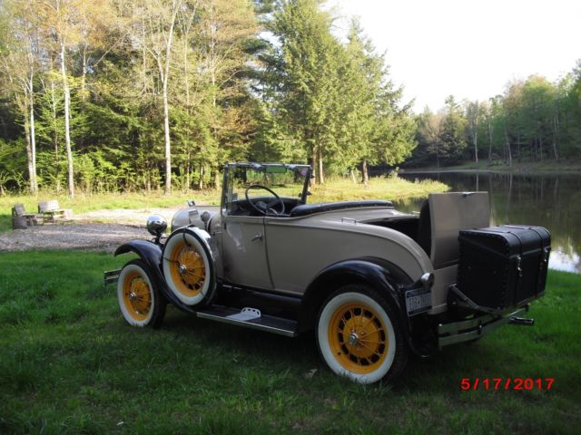 1981 Yellow Ford Model A Convertible