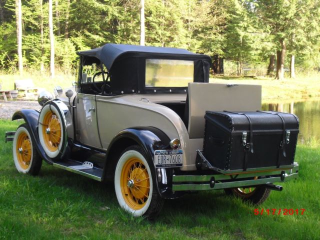 1981 Yellow Ford Model A Convertible