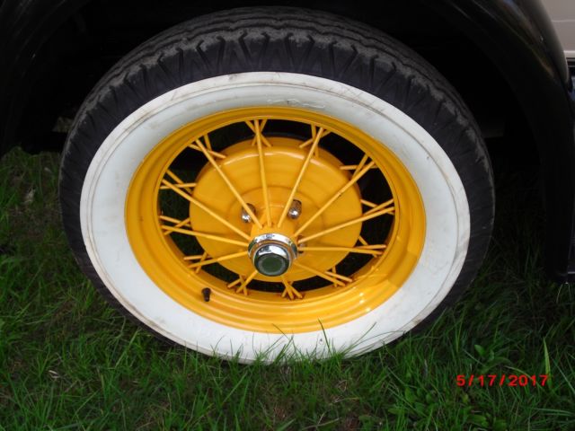 1981 Yellow Ford Model A Convertible