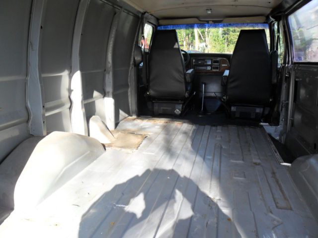 1981 Silver Ford E-Series Van cargo van