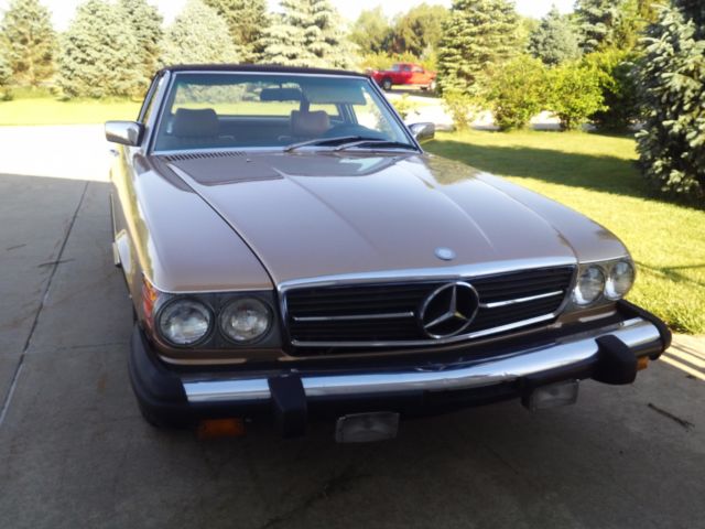 1981 Gold Mercedes-Benz 300-Series Convertible