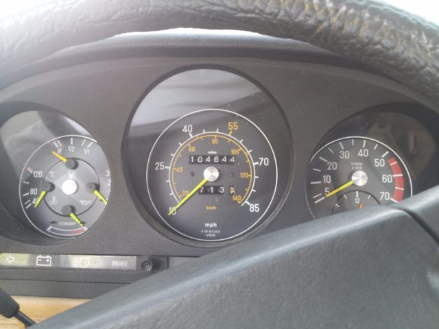 1981 Gold Mercedes-Benz 300-Series Convertible