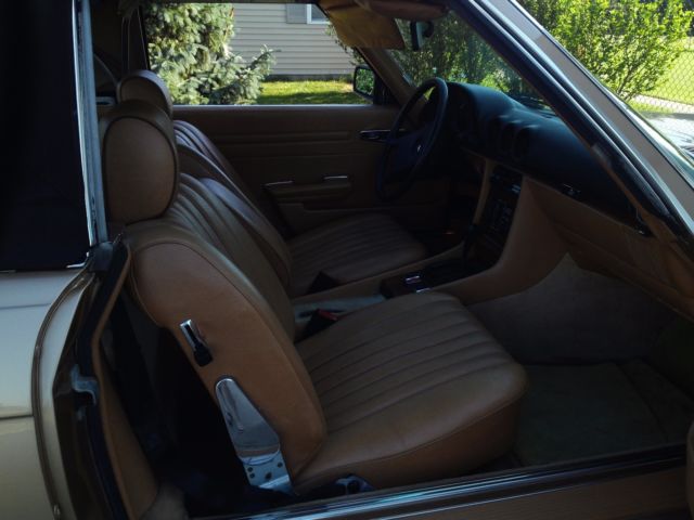 1981 Gold Mercedes-Benz 300-Series Convertible