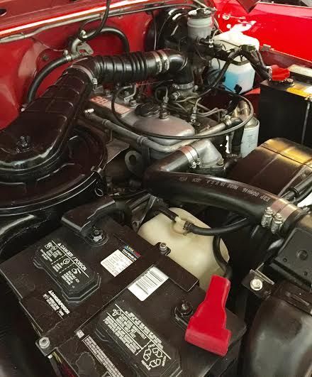 1981 Red Toyota Land Cruiser SUV