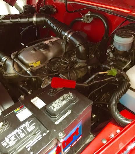 1981 Red Toyota Land Cruiser SUV