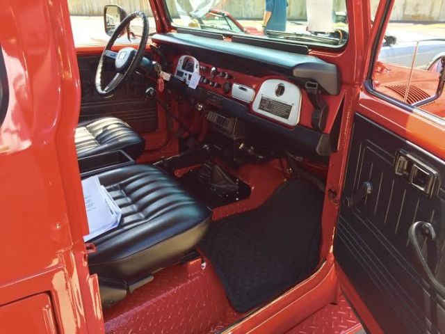 1981 Red Toyota Land Cruiser SUV