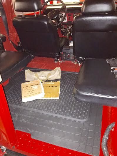 1981 Red Toyota Land Cruiser SUV