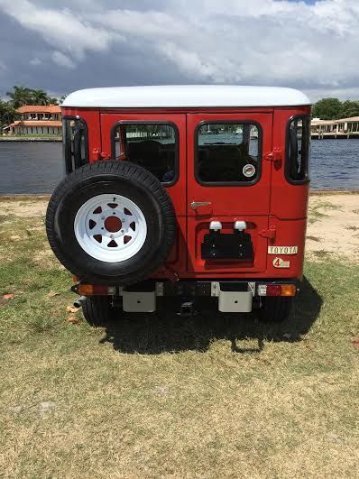 1981 Red Toyota Land Cruiser SUV
