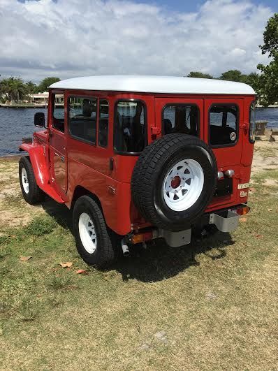 1981 Red Toyota Land Cruiser SUV