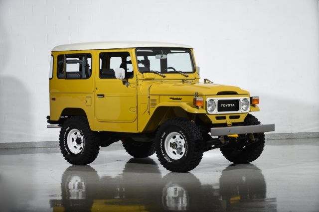 1981 MUSTARD YELLOW (#532) Toyota Land Cruiser SUV