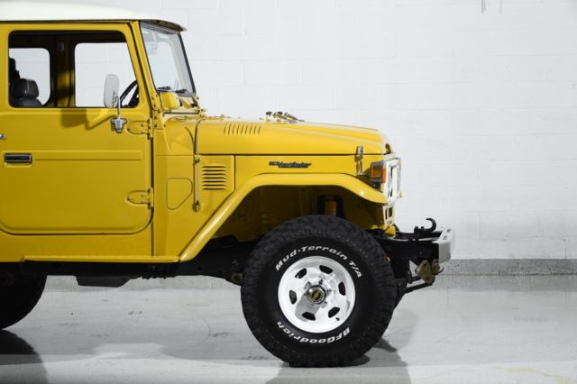 1981 MUSTARD YELLOW (#532) Toyota Land Cruiser SUV