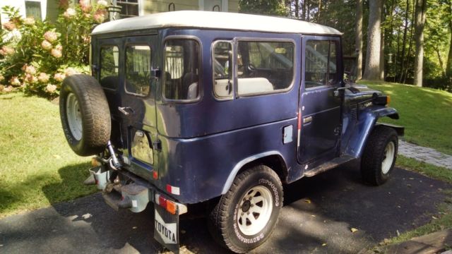 1981 Blue Toyota Land Cruiser SUV