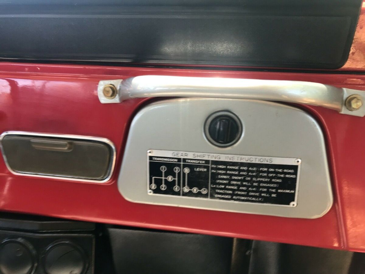 1981 Red Toyota Land Cruiser Extended