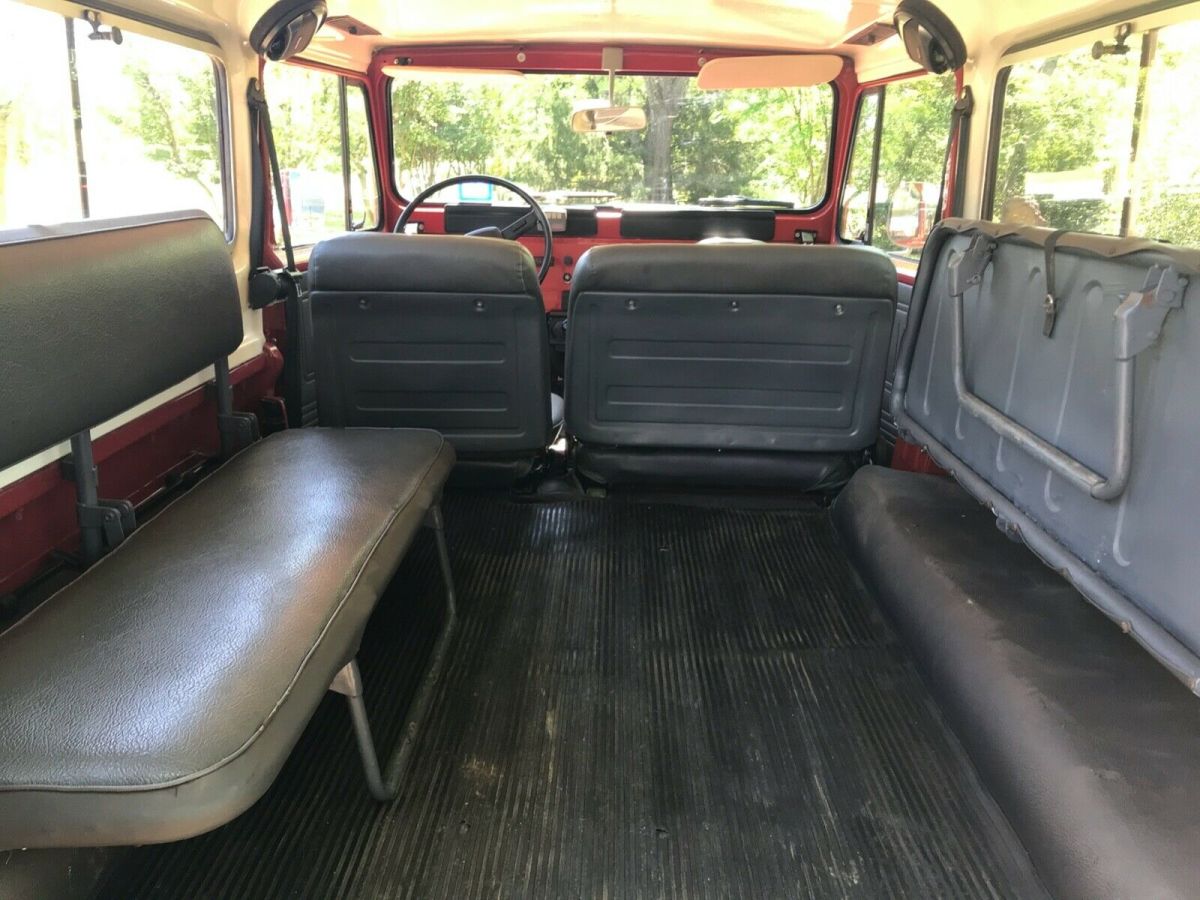 1981 Red Toyota Land Cruiser Extended