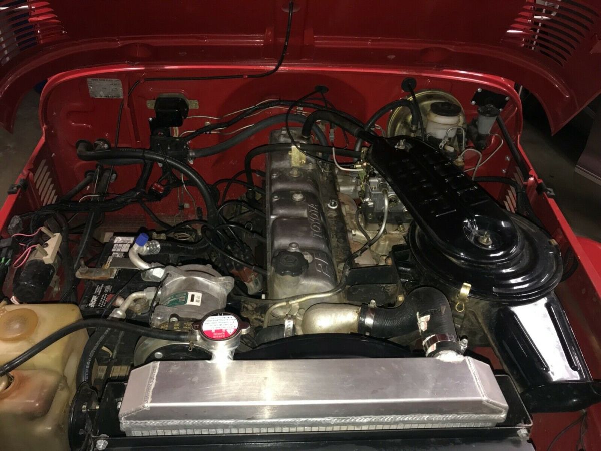 1981 Red Toyota Land Cruiser Extended